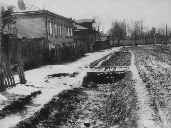 Советская улица в сторону улицы Матросской. 1920-1930 гг. 