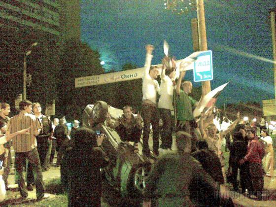 Ночь победы российской сборной по футболу. 22.06.2008 г. 