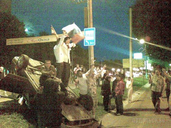 Ночь победы российской сборной по футболу. 22.06.2008 г. 