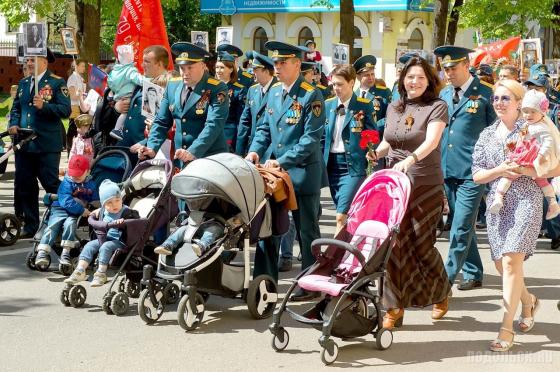 Бессмертный полк в Подольске 2018 г.