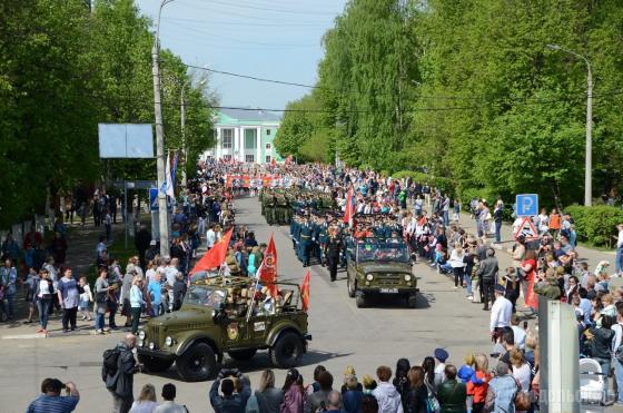 Бессмертный полк в Климовске 2018 г. 