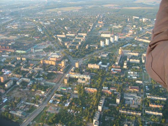 Подольск с высоты птичего полета 