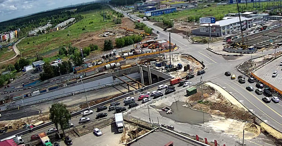 Реконструкция Варшавского шоссе. 2 июля 2018 