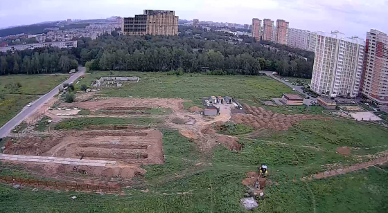 Строительство пожарного депо в Кузнечиках. 26.07.2018 