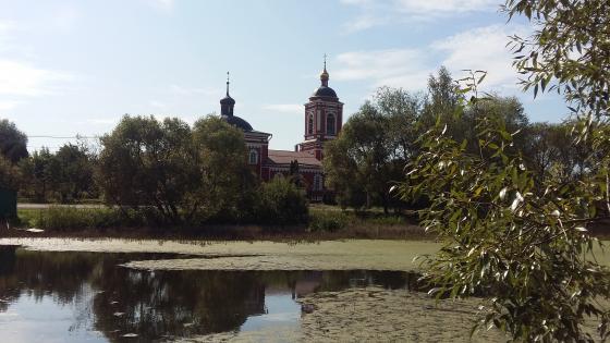 Храм Воскресения Словущего. Село Сертякино. Сентябрь 2018 