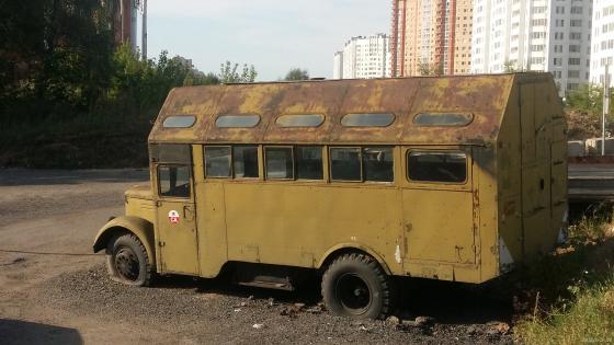 Автобус МА3-200ш у техцентра "Кировский". 09.2018
