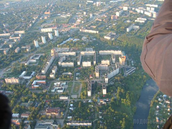 Подольск с высоты птичего полета 