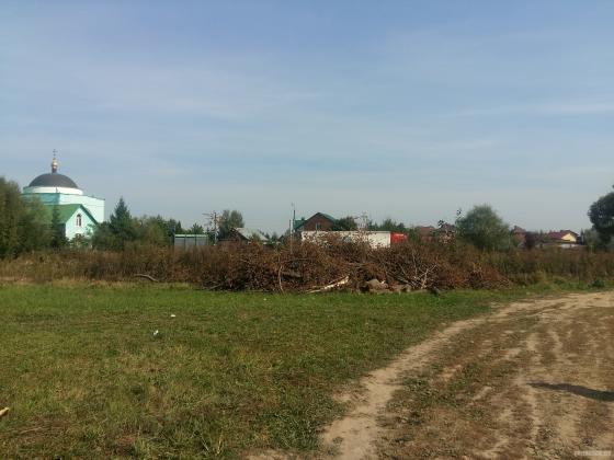 Путь в д. Коледино через поле из Климовска. 09.2018 