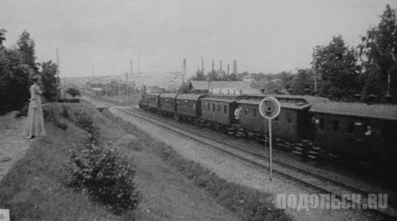 Станция Гривно. Дачный поезд на Москву, 1913 год 