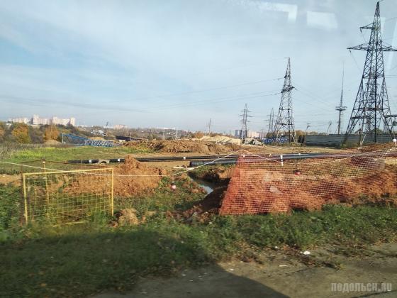 Строительство дублера Остафьевского шоссе. 18.10.2018 