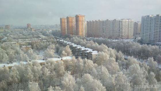 Вид на Ленинградскую улицу. 18.12.2018 