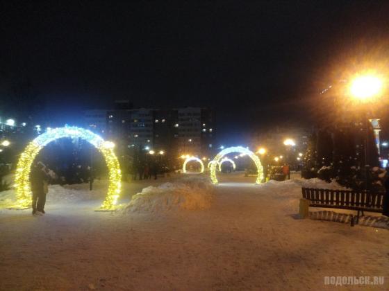 В сквере Поколений. Январь 2019