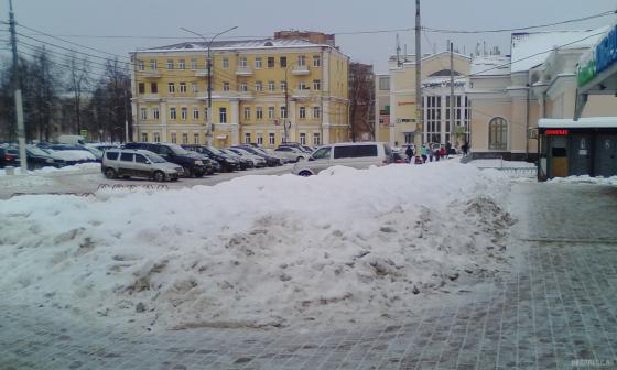 Вокзальная площадь Подольска 8 января 2019 