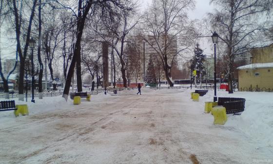 Екатерининский сквер 8 января 2019 г. 