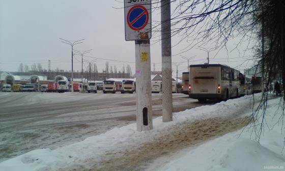 Ревпроспект у станции Подольск 8 января 2019 г. 