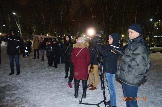 Крещение в парке Талалихина 18 января 2019 г. 