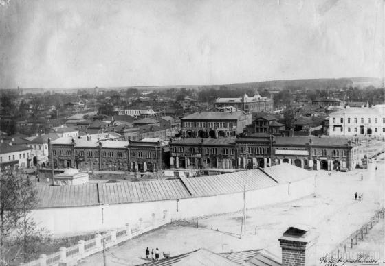 Общий вид на город со стороны Троицкого собора. - 1925 г. 