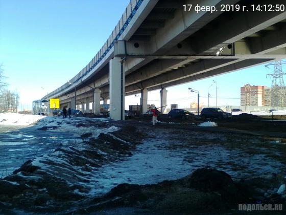 Под эстакадой на Весенней. 02.2019 