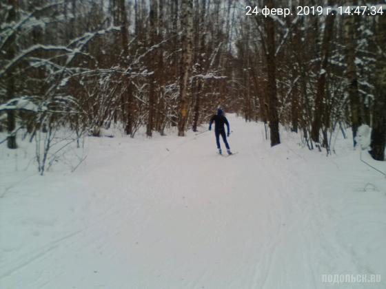 Лыжная трасса у д. Бородино. 02.2019 