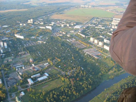 Подольск с высоты птичего полета 