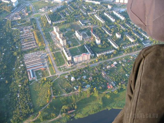 Подольск с высоты птичего полета 