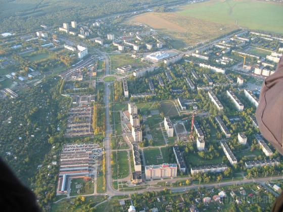 Подольск с высоты птичего полета 