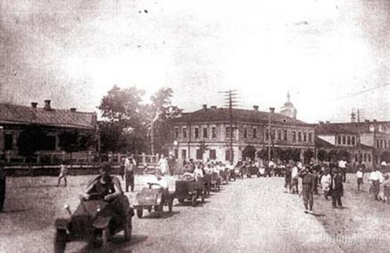 Автопробег по Подольску, 1926 г. 