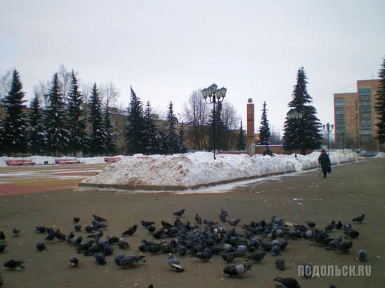 Климовск, Октябрьская площадь 