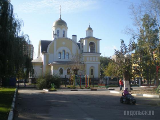 Новопостроенный Александровский храм