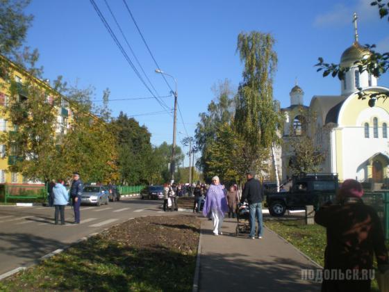 Новопостроенный Александровский храм 