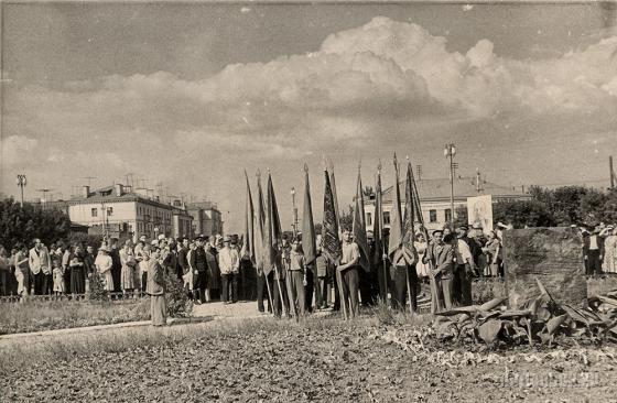 Подольск. Закладной камень памятника Ленину 