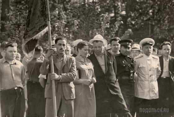 Подольск. Закладка памятника Ленину 