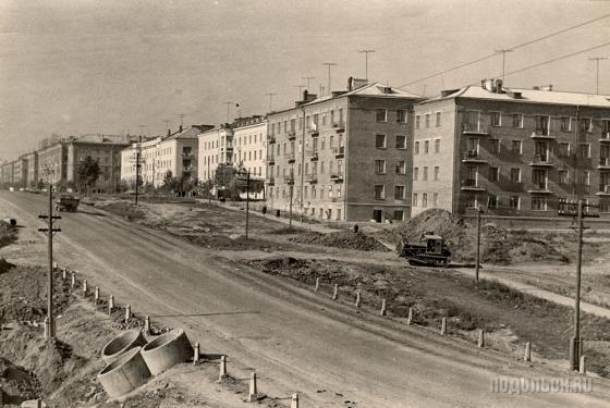 Подольск, улица Кирова, лето 1960 г. 