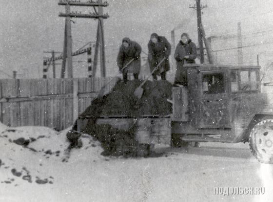Разгрузка угля 