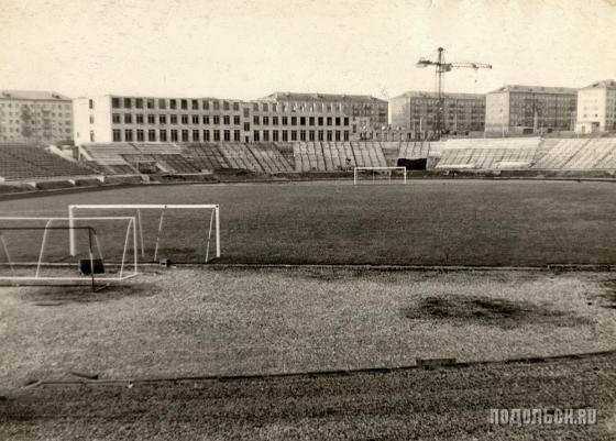 Строительство стадиона "Труд", 1961 г. 