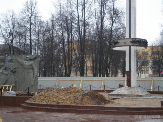 Подольск, реконструкция площади 50-летия Октября 