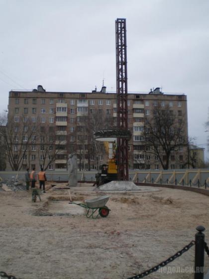 Подольск, реконструкция площади 50-летия Октября 