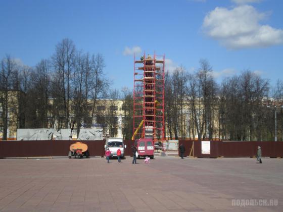 Подольск, реконструкция площади 50-летия Октября 