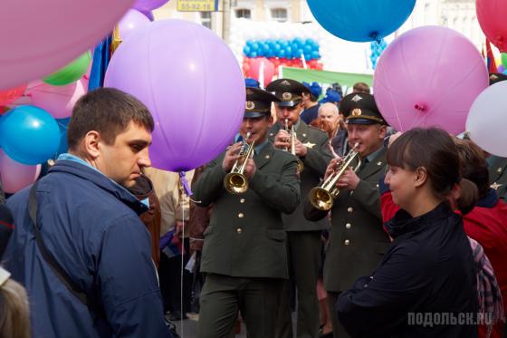 Подольск, первомайская демонстрация 2010