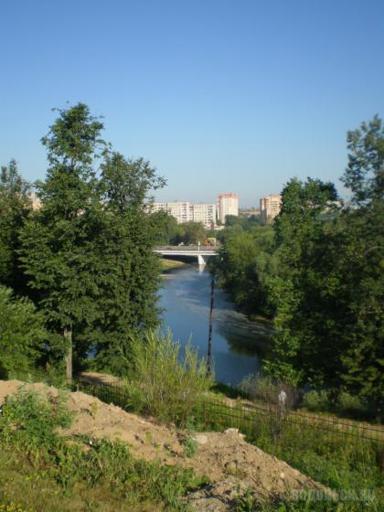 Подольск, с территории храма Воскресения Христова 