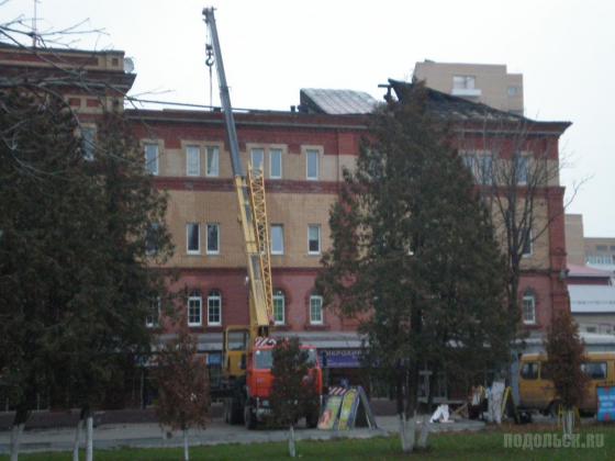 "Красные ряды" после пожара. 2.11.10. 
