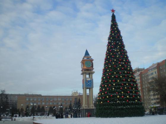 Подольск, главная городская елка-2011 