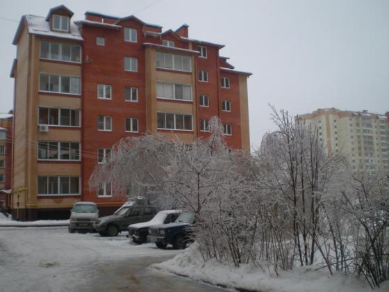 Подольск, улица Подольская. После ледяного дождя 