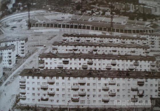 Стадион "Труд" с ул. Гайдара 