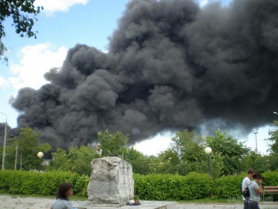 Пожар в Подольске 30 июня 2012 г. 