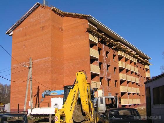 Двухсекционный жилой дом в пос. Леспроект Подольского района 