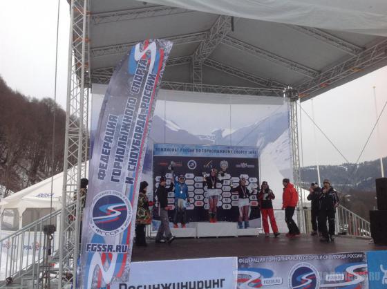 Открытый Чемпионат России по горным лыжам. Сочи 