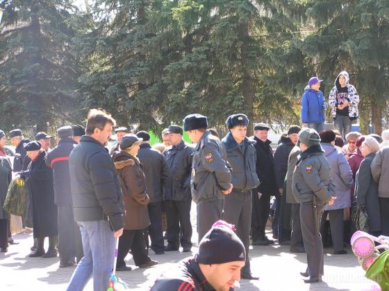 Митинг в Климовске 13 апреля 2013 г. 