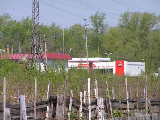 У АЗС "Нефтьмагистраль" на Московской улице 