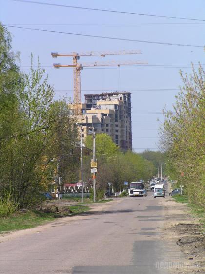 Въезд в поселок Львовский 